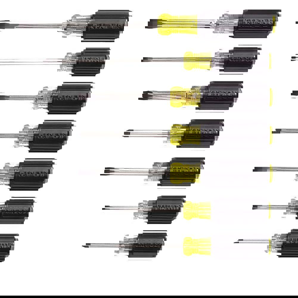 Screwdriver Set: 7 Pc, Cabinet, Keystone & Phillips
